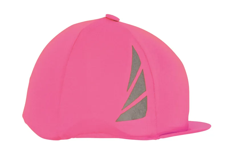 Hy Equestrian Reflector Hat Cover - Pink
